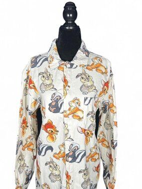 Vintage Disney Bambi Graphic Shirt L Oversized